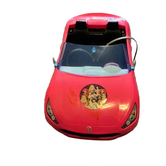 Barbie Pink Convertible 2-Seater Vehicle Doll W/ Rolling Wheels New Open Box - Picture 2 of 5